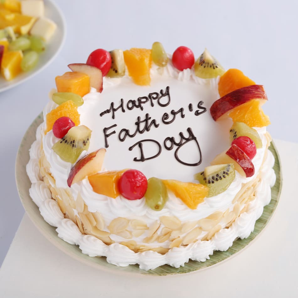 Buy/Send Classic Fondant Dad Cake 2kg Chocolate Online- FNP