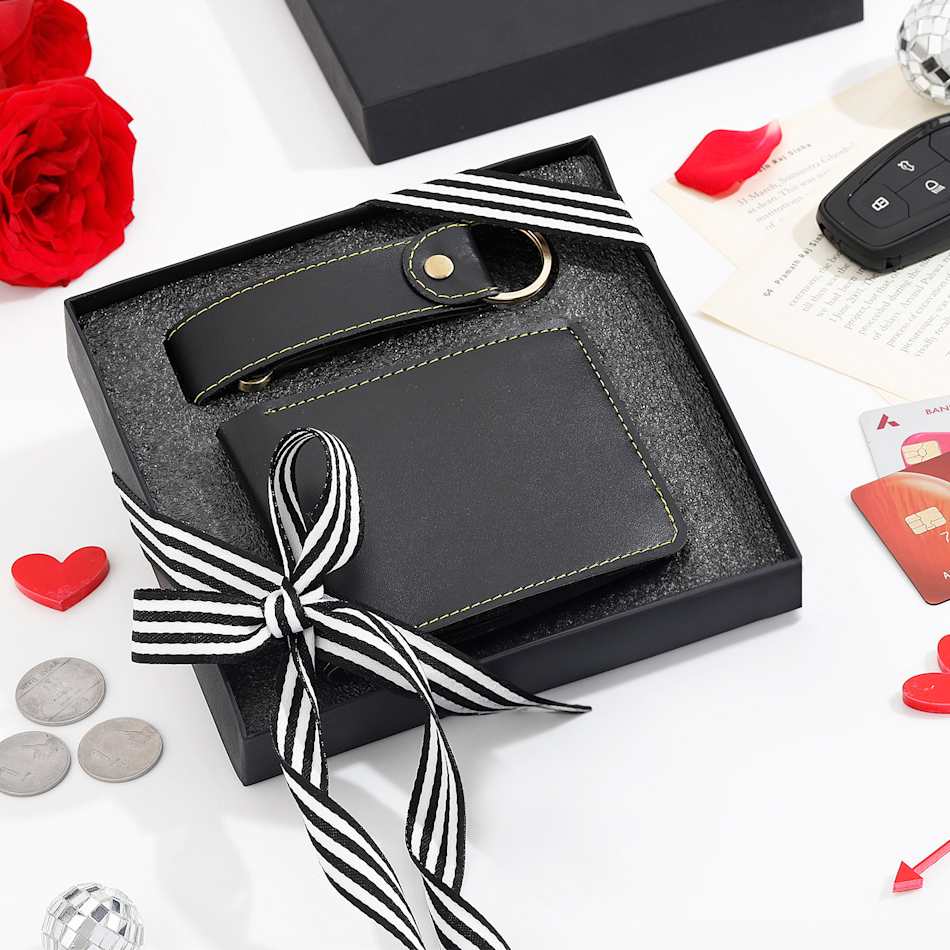 combo closs wallet chain BLK Stylish Black Biker Chain Wallet