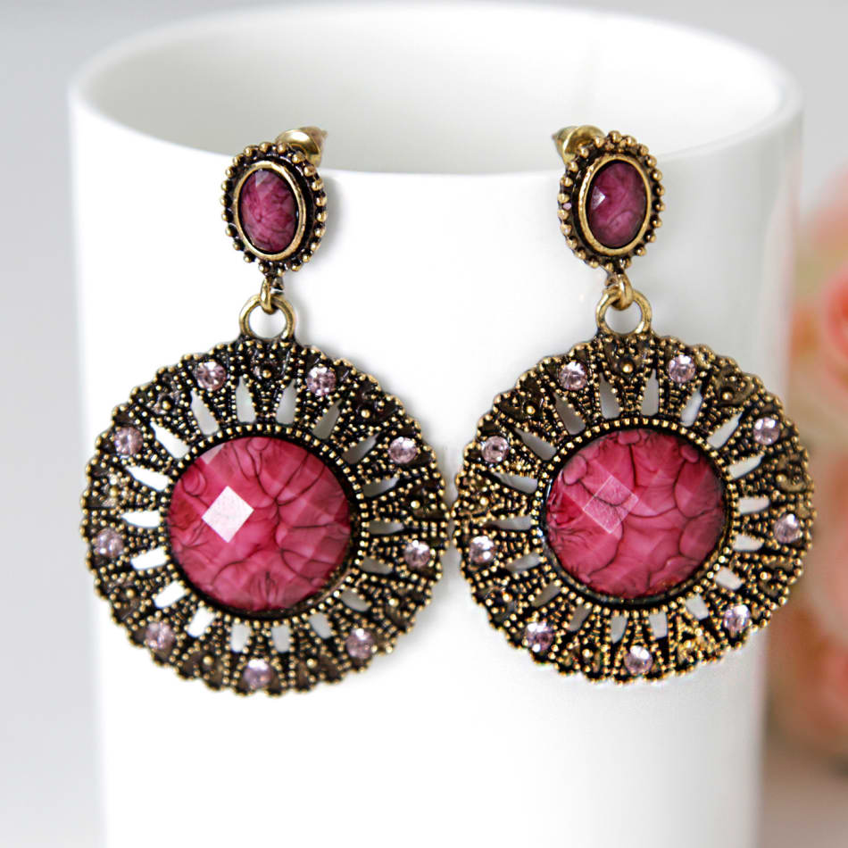 Buy Polki Chandbali Earrings For Women Online  Gehna Shop