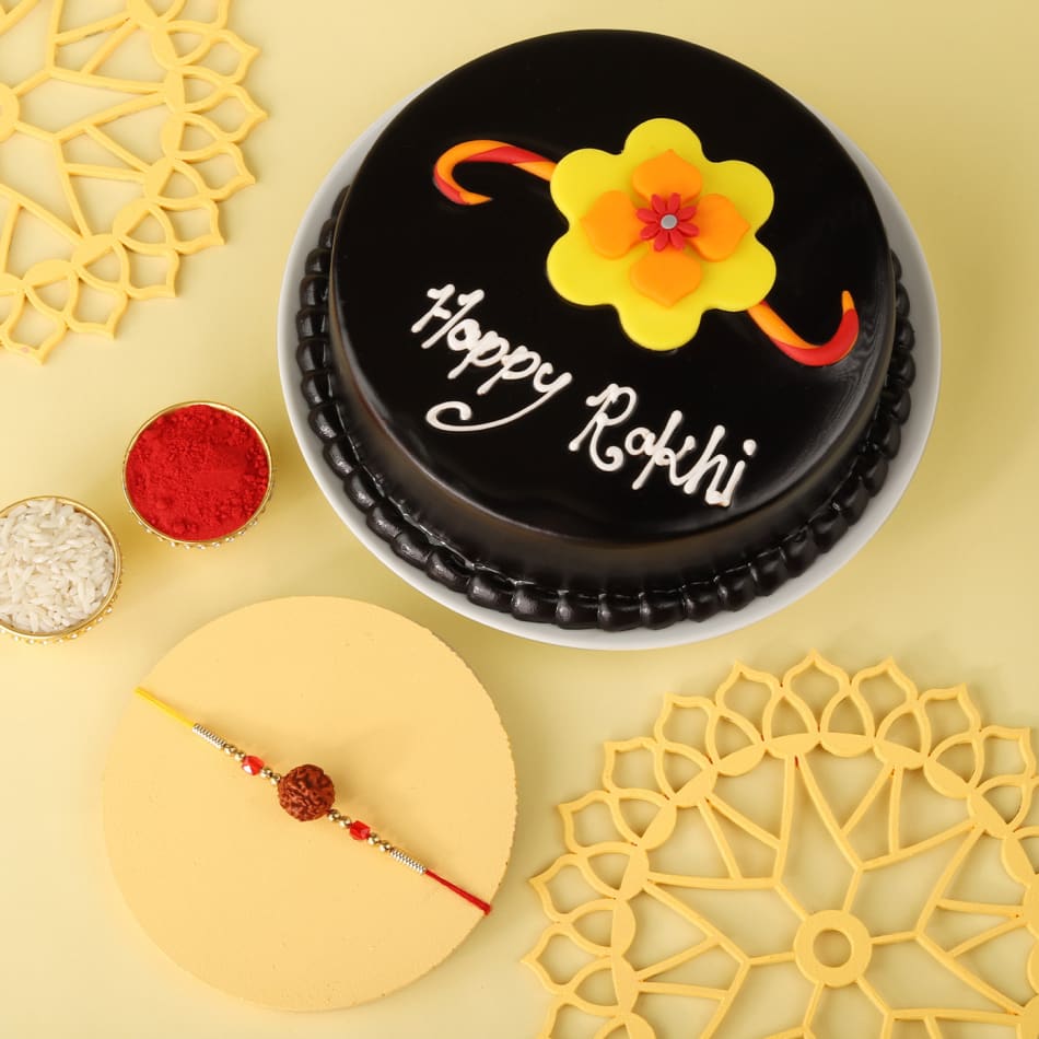 Online Adorable Good Luck Chocolate Cake Gift Delivery in UAE - FNP