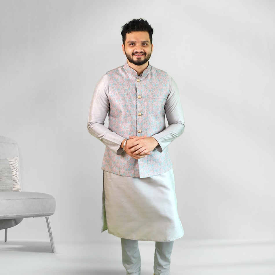 Bonanza fashion Khadi Nehru Jacket at Rs 400/piece in Delhi | ID:  16715475830