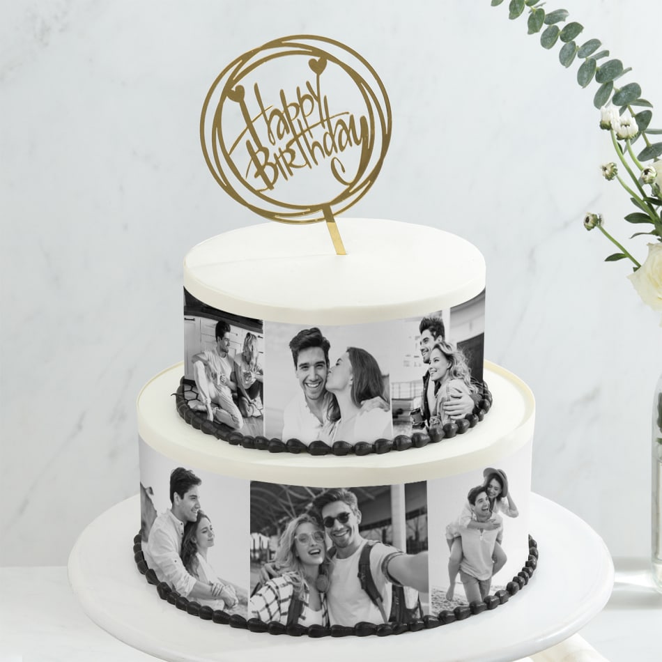 Order Happy Birthday Personalized Photo Cake 2 Kg Online at Best