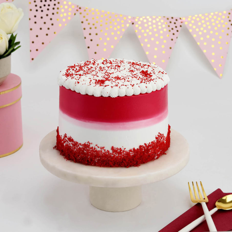 Buy / Order Vanchoc Vanila Cake 1 kg Online at Best Price Same Day-  OyeGifts.com