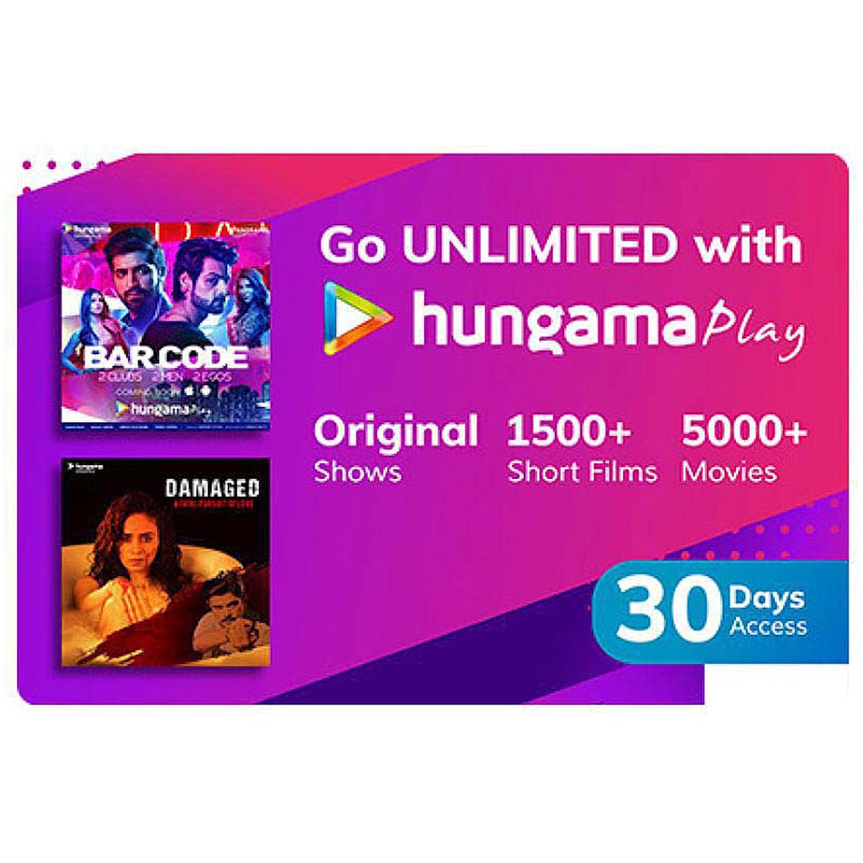 Buy/Send Hungama Play E-Gift Card Month Subscription Rs 99