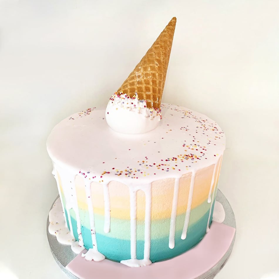 Rainbow cake recipe | How to make rainbow cake | Rainbow cake recipe with  whipped cream | Birthday - YouTube