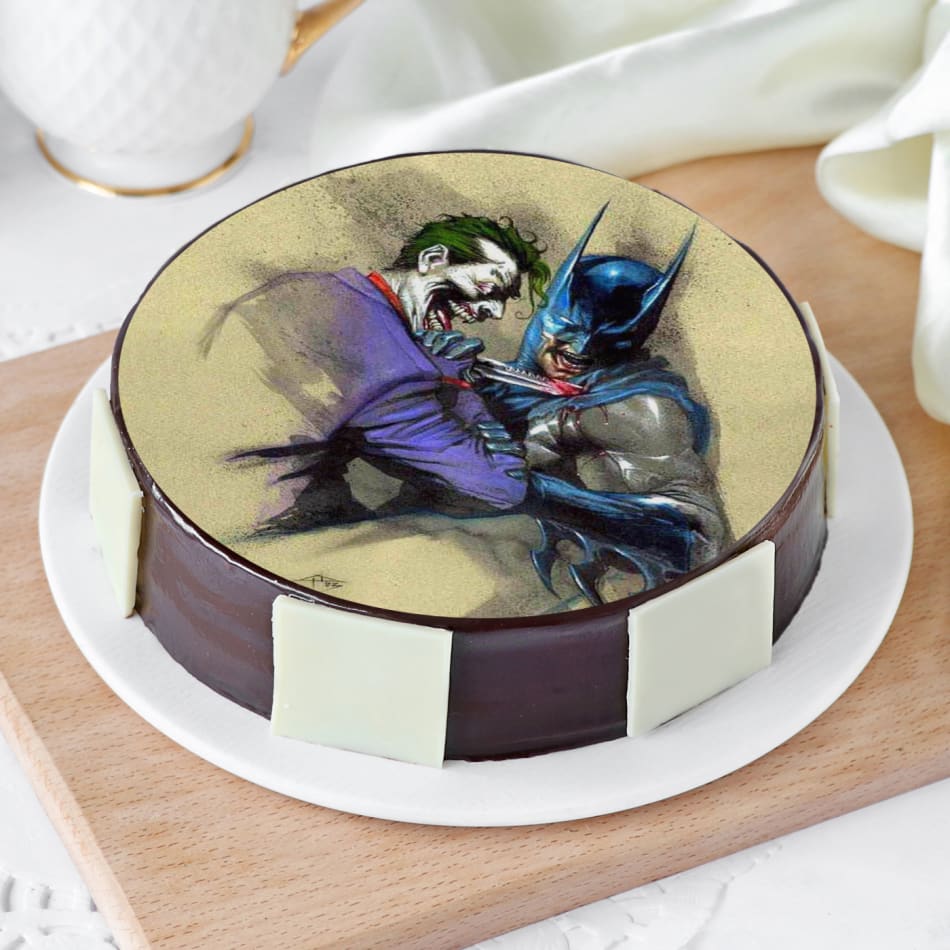 Joker and Batman Birthday | Batman birthday cakes, Joker cake, Novelty birthday  cakes