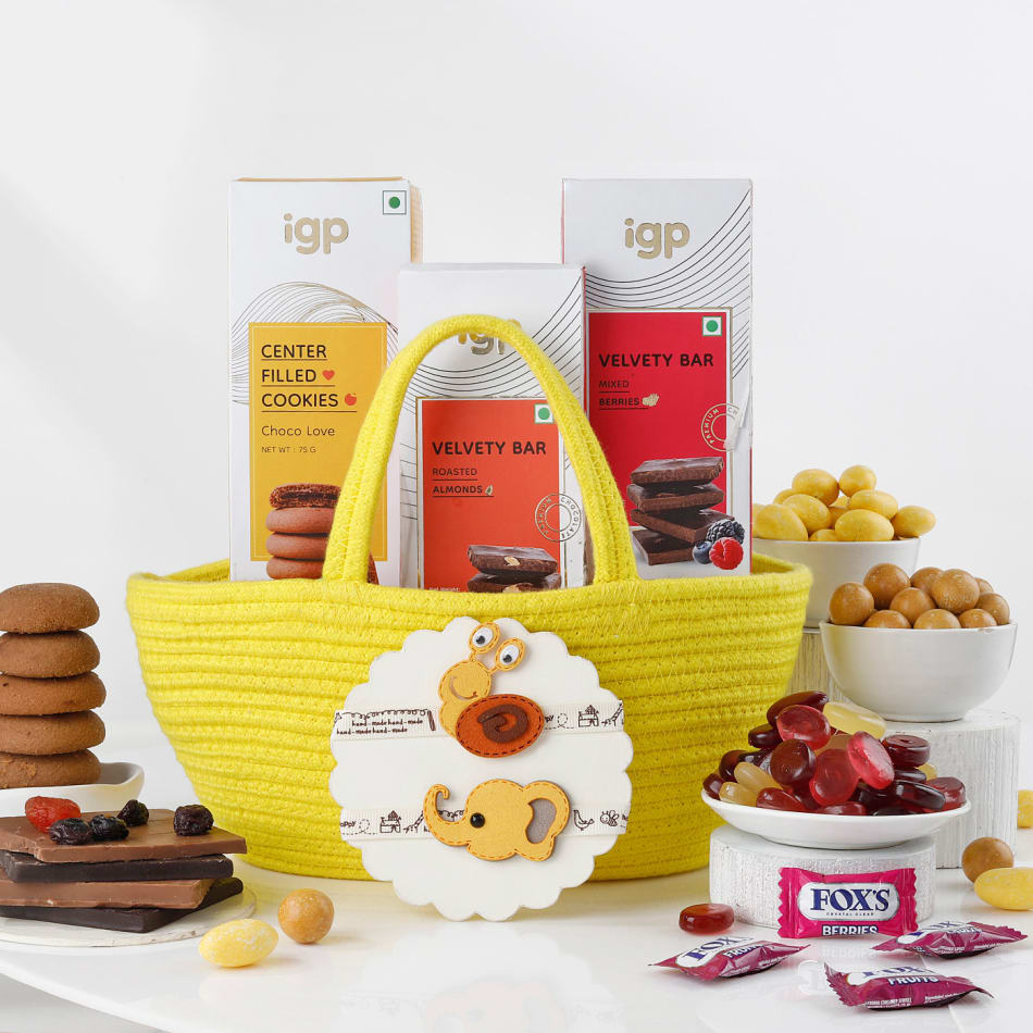 Buy/Send Joyful Celebrations Snail And Elephant Felt Applique