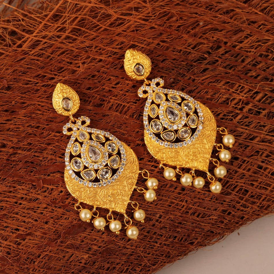 p kundan and cz earrings 150937 1