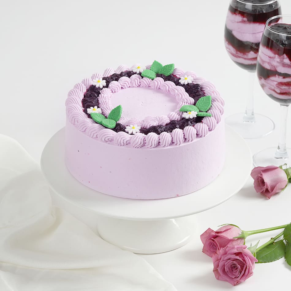 Lemon Blueberry Lavender Cake with Mascarpone Buttercream Frosting | Recipe  | Lavender cake, Baking, Spring cake