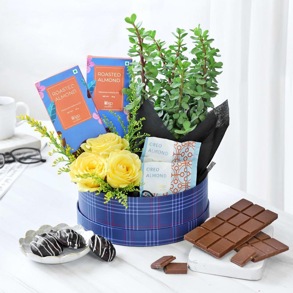 Afternoon Tea Gift Box Hamper | Free Flower Delivery Auckland
