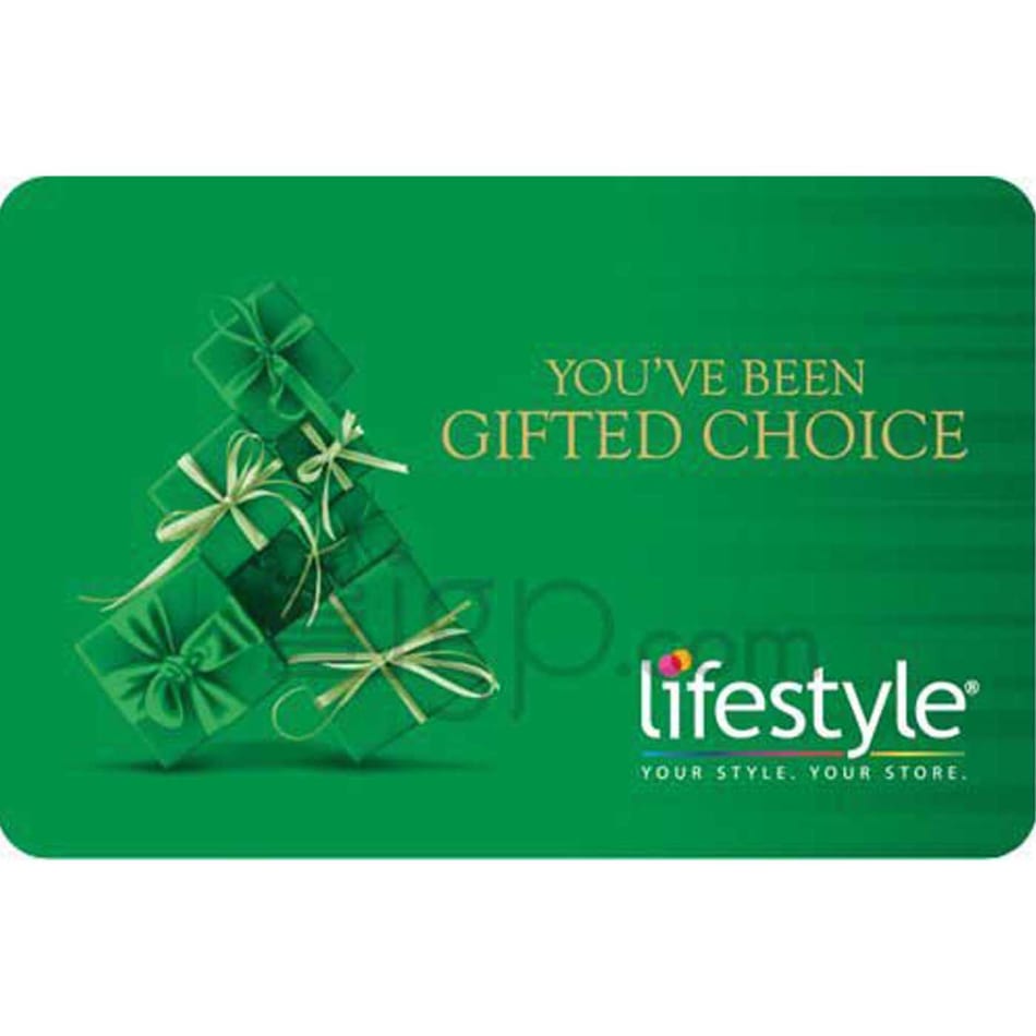 The gift of choice with Lifestyle's gift cards
