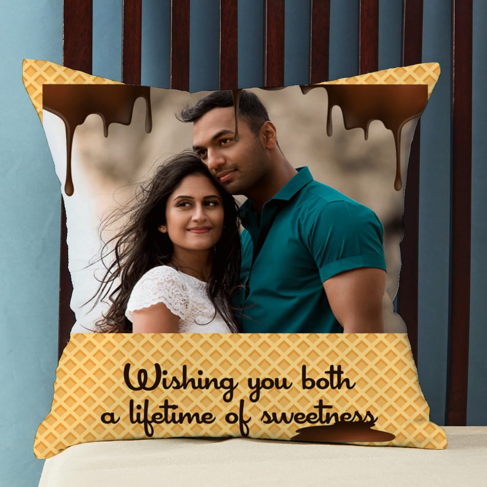 Customized Cushion Wedding Cushion Gift Personalized Wedding - Main Image