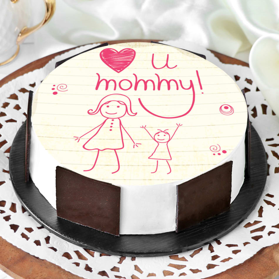 I Love You Mom Cake Half Kg