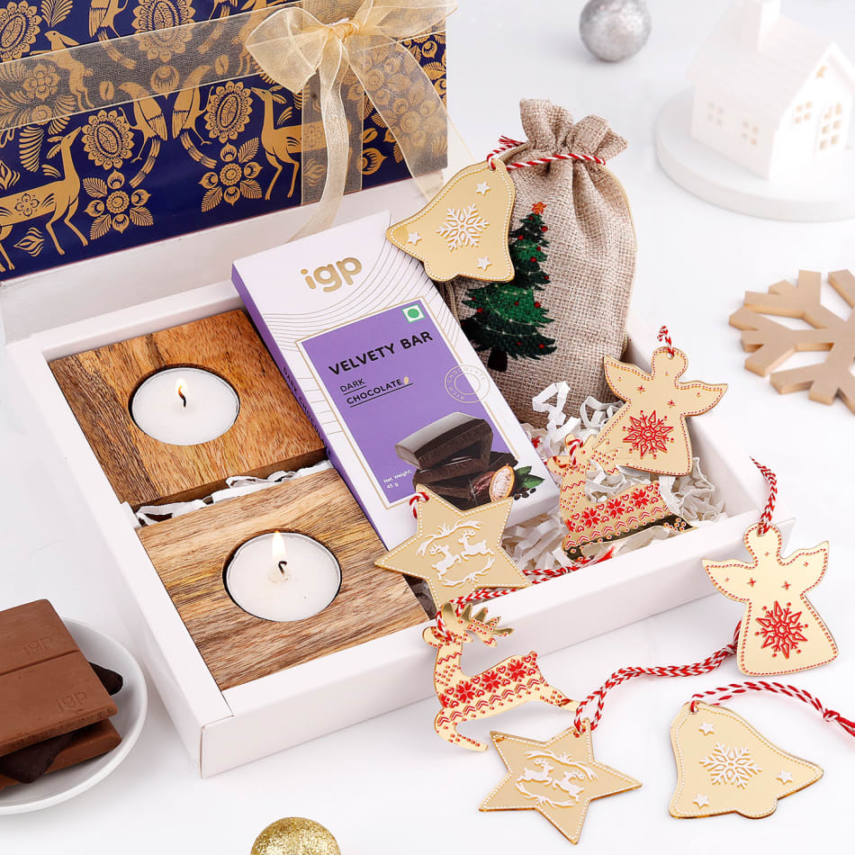 Naughty & Nice Mix Christmas Gourmet Foods Gift Basket - The Cornucopia  Shop LLC