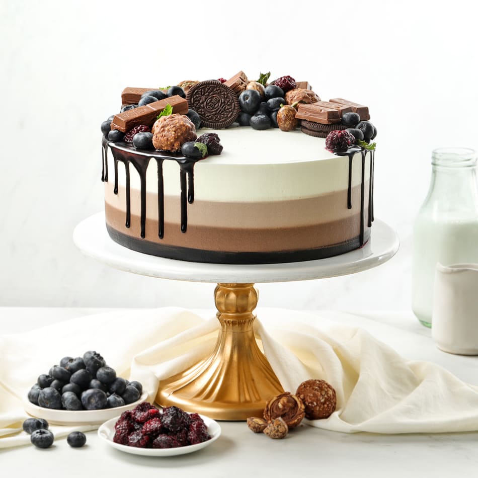 Bigwishbox Fathers Day Cake | Fresh Cake | Chocolate Cake 500g | Next Day  Delivery : Amazon.in: Grocery & Gourmet Foods