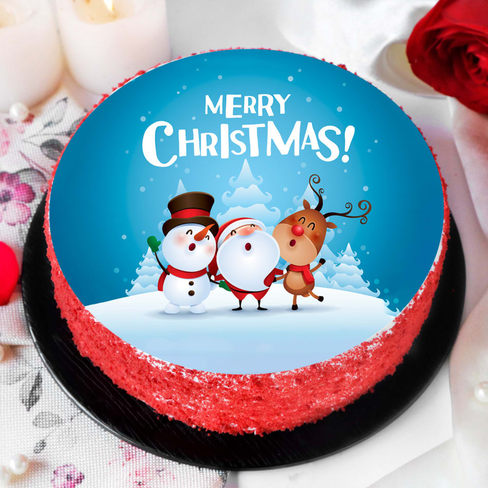 Christmas Cake Guide: Snowman Cake By The Pink Whisk - Renshaw Baking