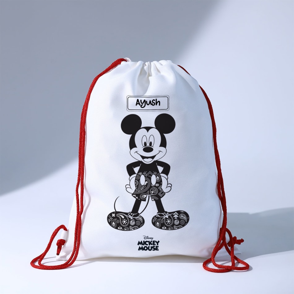 Mickey drawstring outlet bag