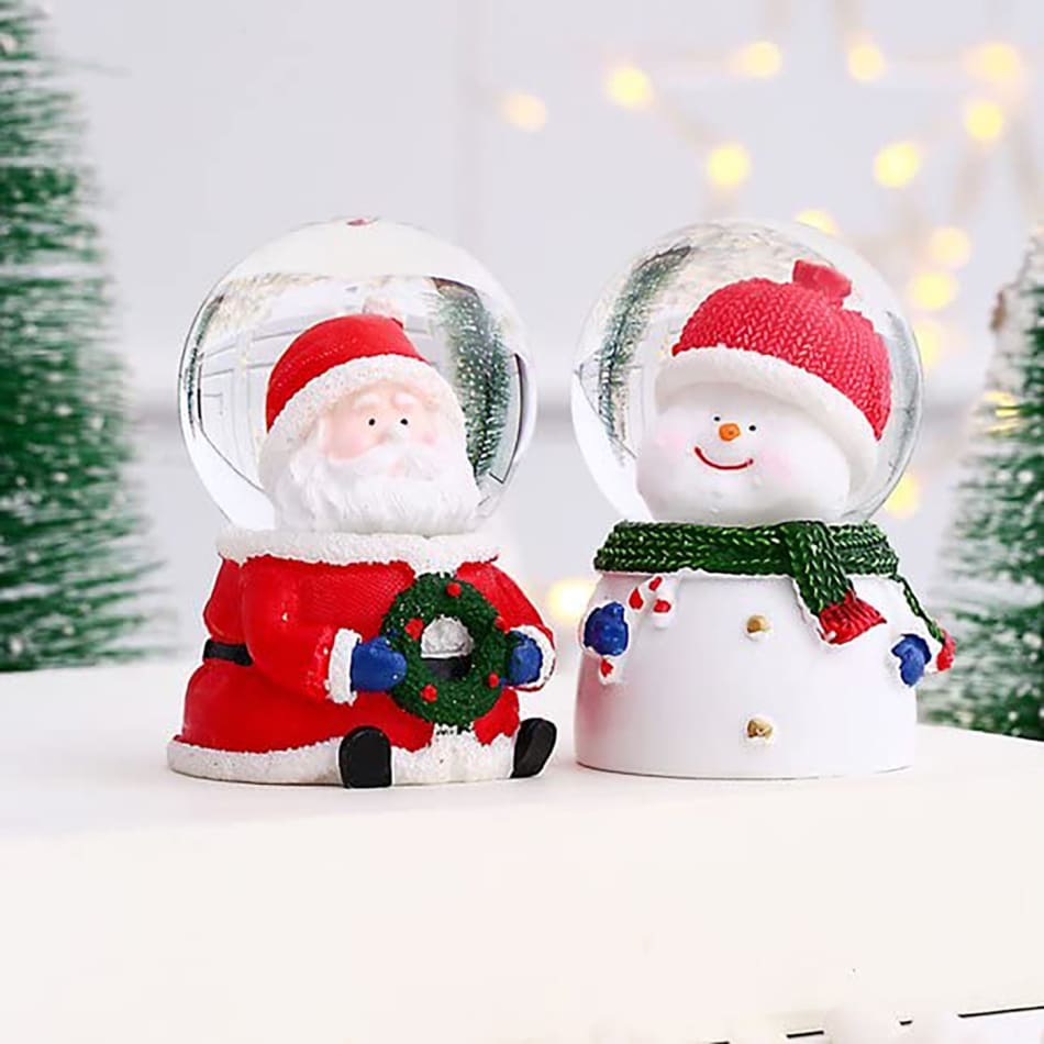 Christmas Snowman Gifts Snow Globe Merry Christmas & Happy New Year  Blessing - Shop patcherdesign Items for Display - Pinkoi