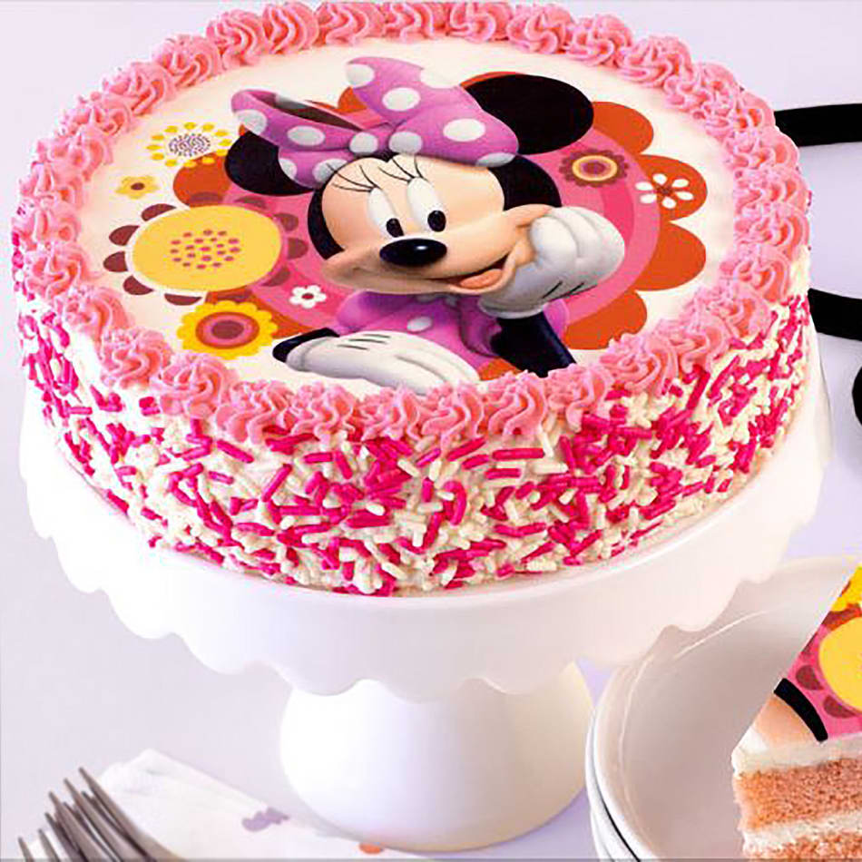 Minnie Mouse Birthday cake Sheet cake Frosting & Icing Bakery, 1st  birthday, wish, happy Birthday To You, cake Decorating png | PNGWing