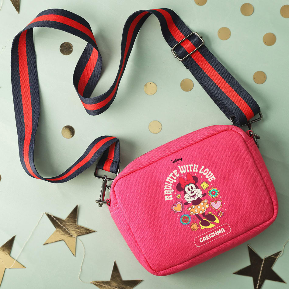 MINISO Minnie Mouse Collection Square Wave Point Cosmetic Bag, Pink  Cosmetic Bag Pink - Price in India | Flipkart.com