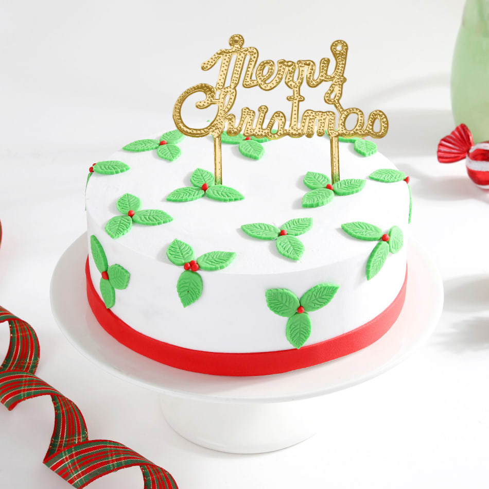 Merry Christmas Photo Cake Delivery in Delhi NCR