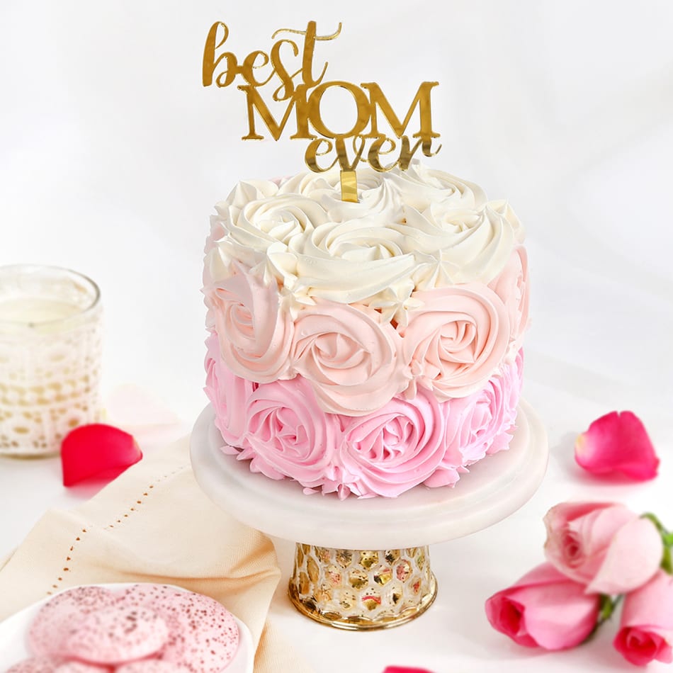 Amazon.com: Happy Birthday Mom Cake Topper : Grocery & Gourmet Food