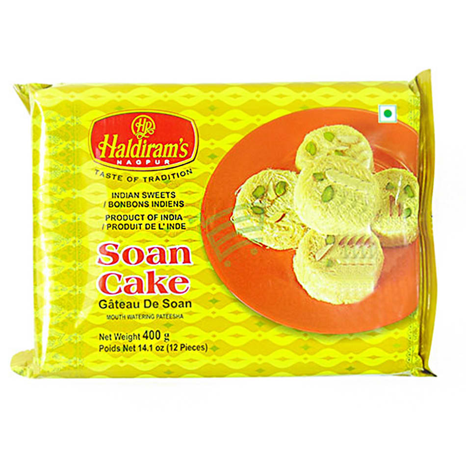 Haldiram's Soan Cake (Multi Flavour) Box(400 g) - NoveltyCart