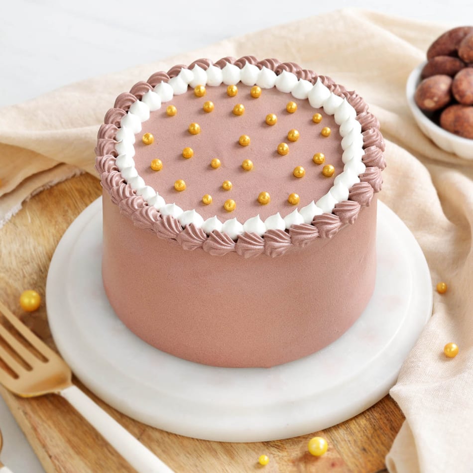 Butterscotch Cream Cake ( 500 gm ) - Just Baked Cake