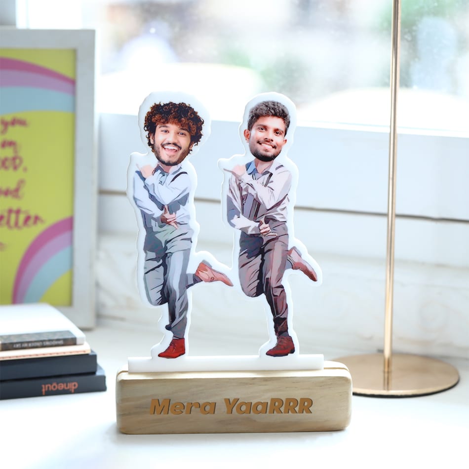 Personalized Best Friends Caricature: Gift/Send Home and Living Gifts  Online JVS1205546 |IGP.com