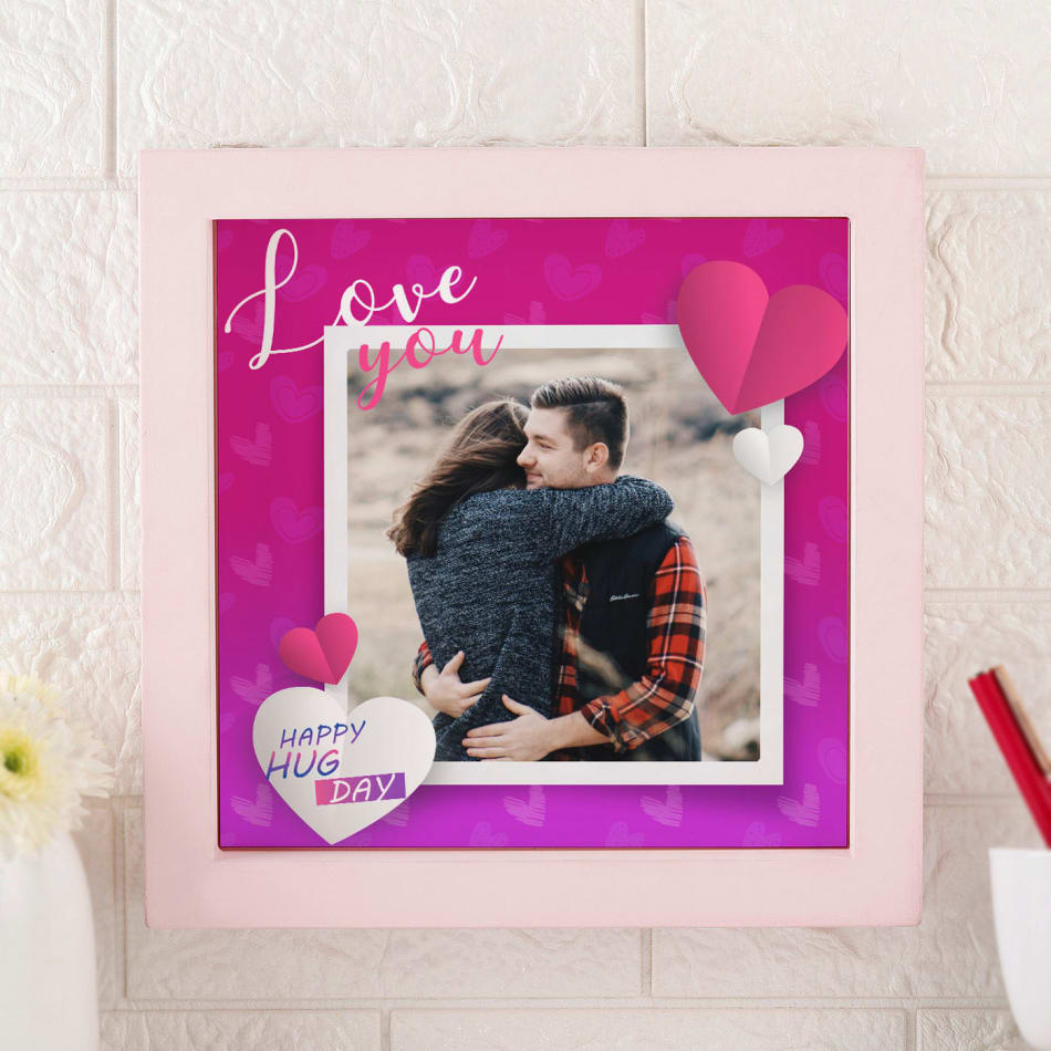 Personalized Leather photo frame, Anniversary photo frame for couple | My  Gift Stories - Best gift