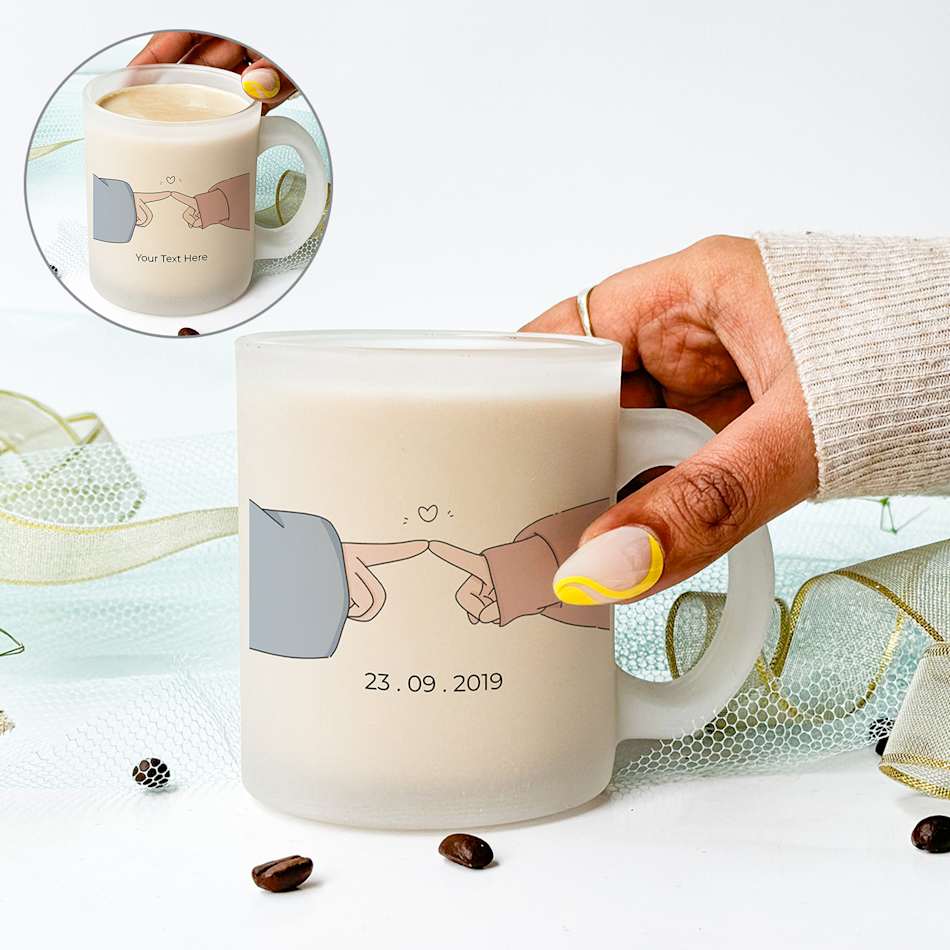 Buy/Send Personalized Heartfelt Frosted Mug 350 ML Online IGP