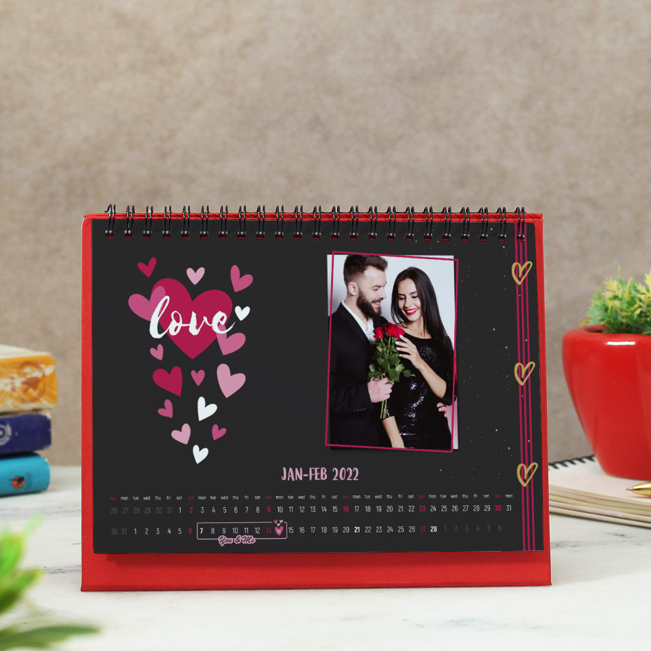 Ice Hockey Valentines Day Love Cute Gift Boys Girl Calendar | Zazzle