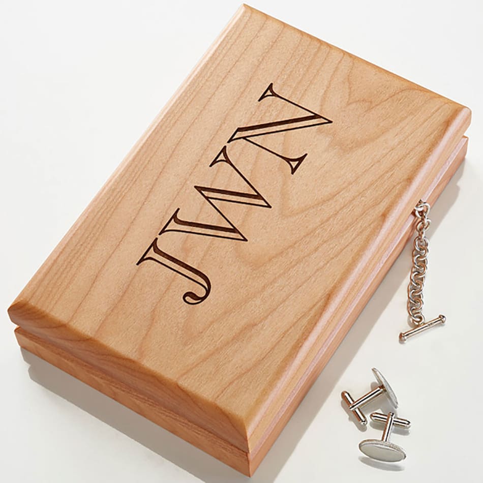 Personalized Monogram Jewelry Box