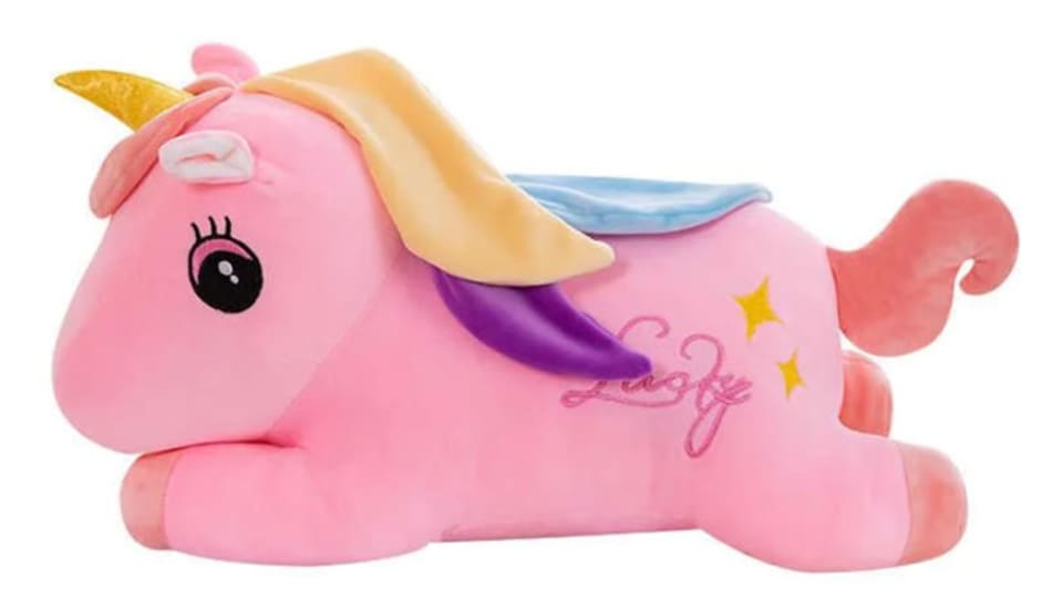 Buy Send Pillow And Blanket Set Unicorn Online IGP JVS1234908