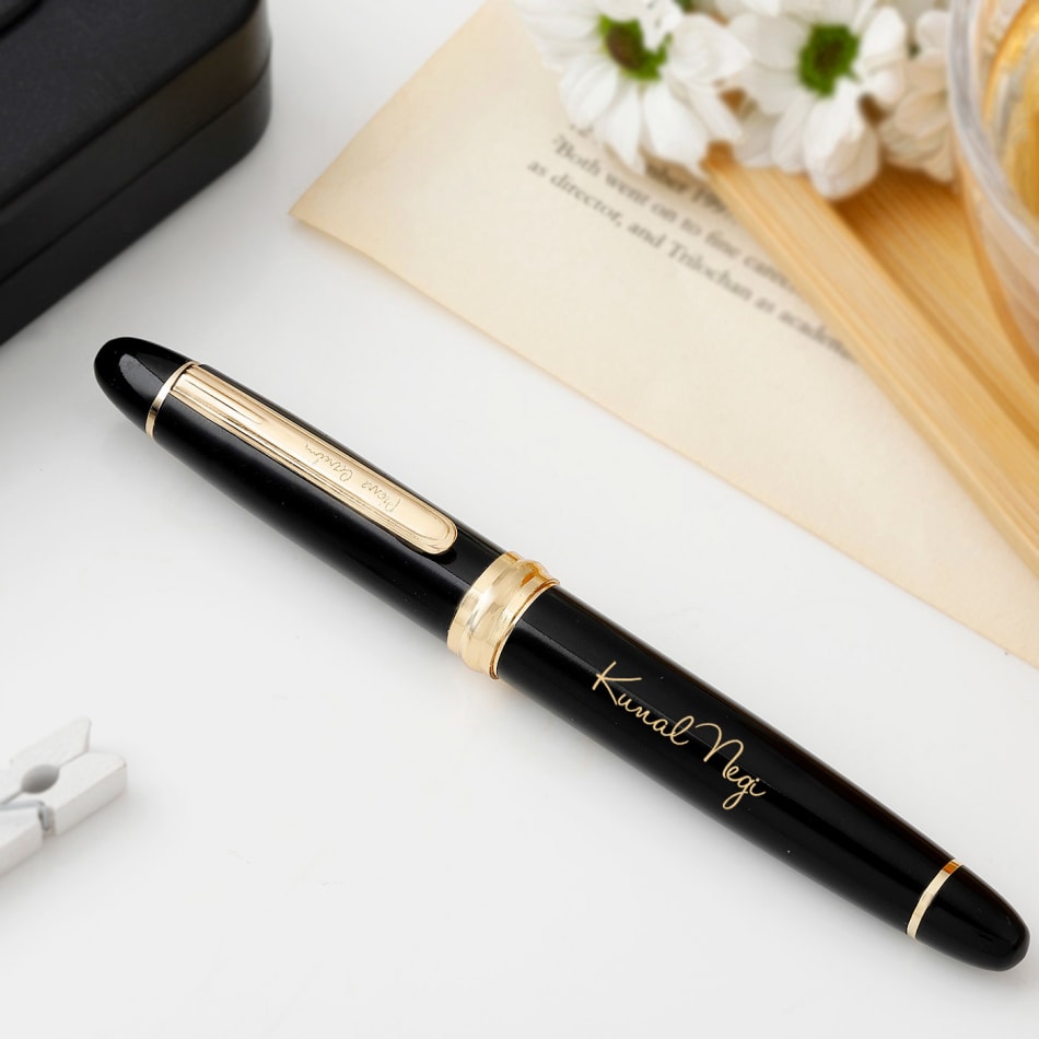 Buy Silver Sparkle Personalised Pen Online in India| Memorys