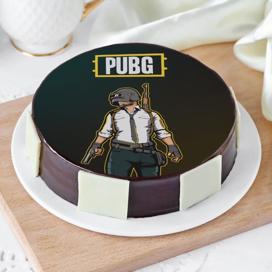 Omkraft Customise/Personalised Pubg Birthday Cake Topper for The Game Lover  : Amazon.in: Toys & Games