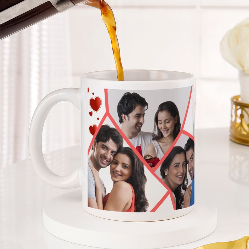 Fashionable Personalized Photo Mug: Gift/Send QFilter Gifts Online  J11004062 |IGP.com