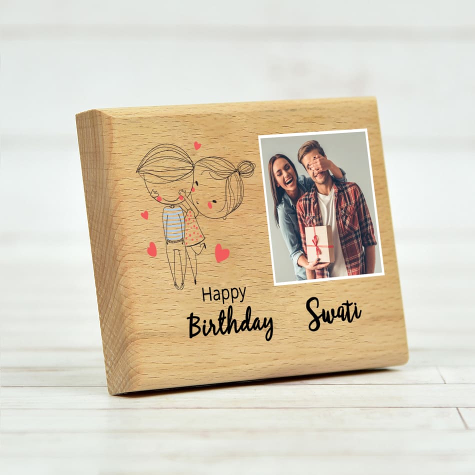 Romantic wooden gifts