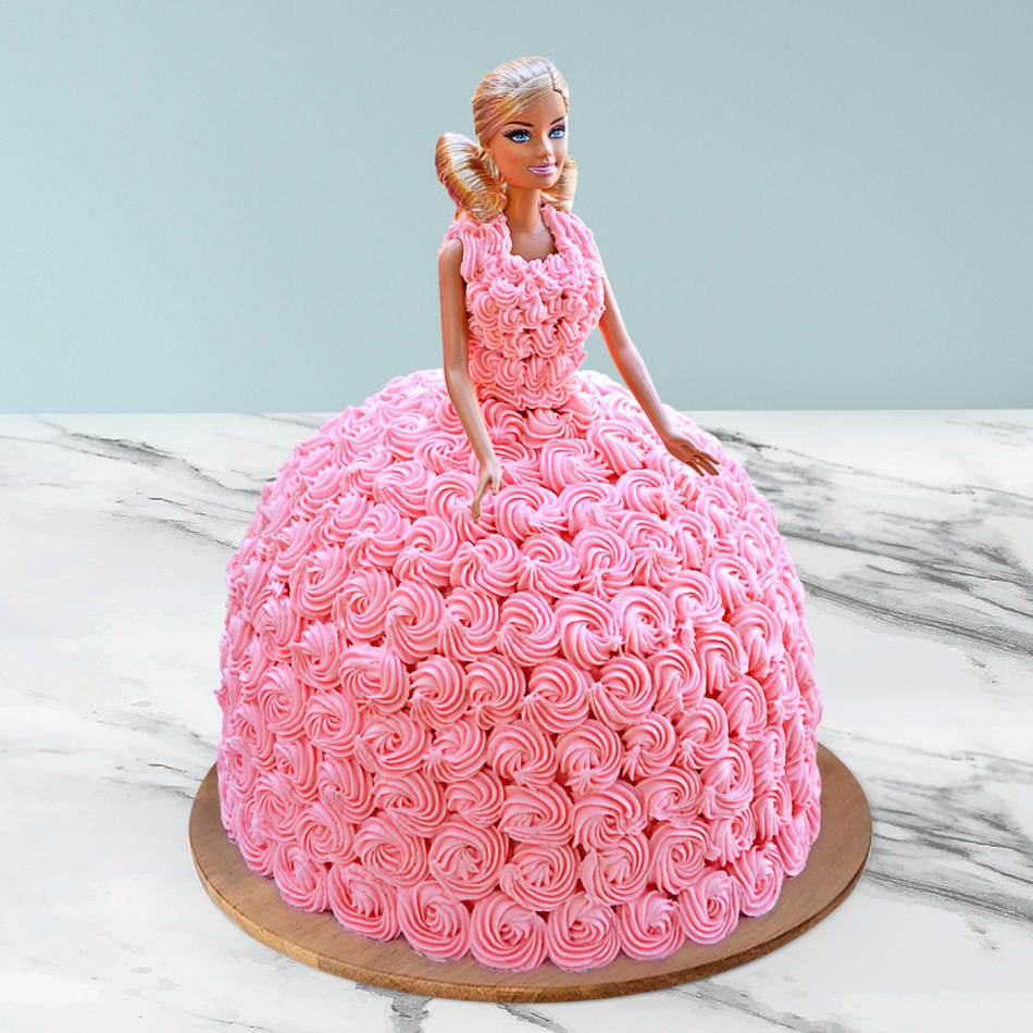 Barbie Girl. - Decorated Cake by debscakecreations - CakesDecor