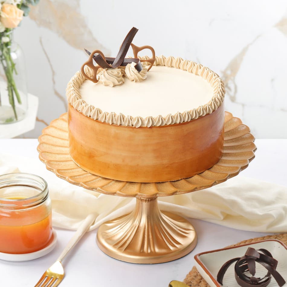 Vanilla Coffee Cake with Caramel Buttercream Recipe – Celebrating Flavors