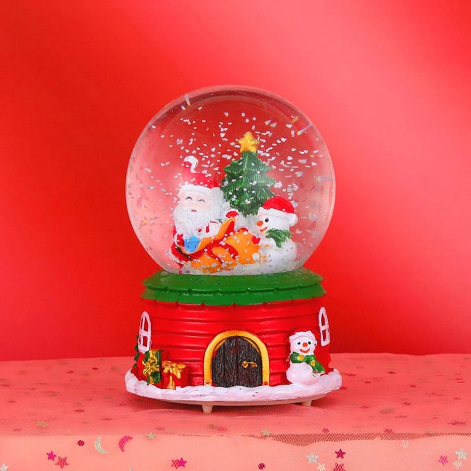 Buy/Send Santa And Snowman Globe With Music Assorted Single Piece Online |  IGP | JVS1271443