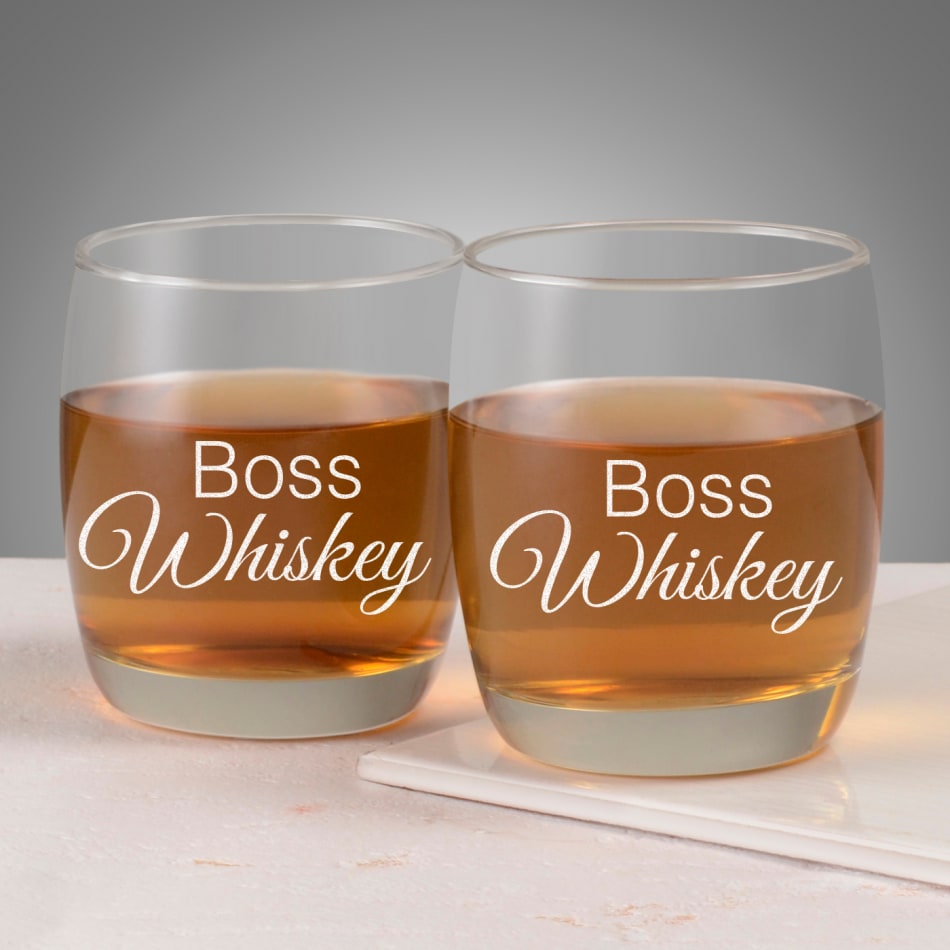 Send a Set of 2 Whiskey Glasses Online!