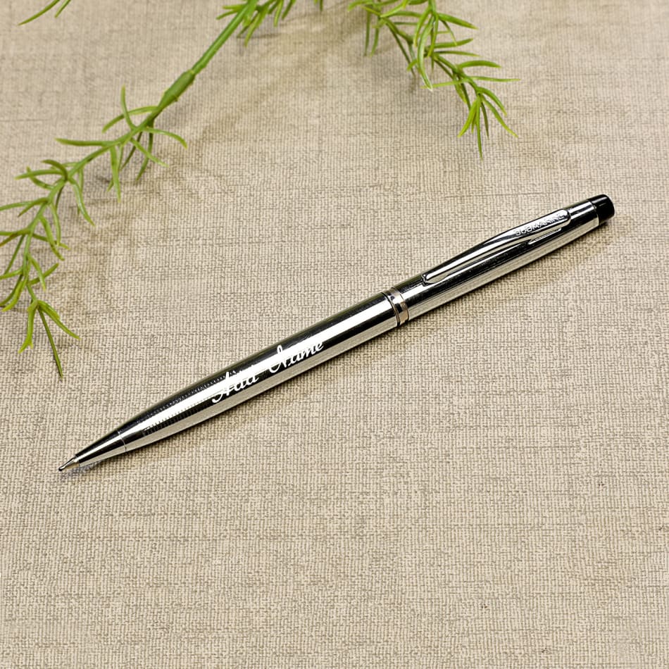 Personalized Pen, Engraved Vegan Leather Pen, Custom pen, Promotional