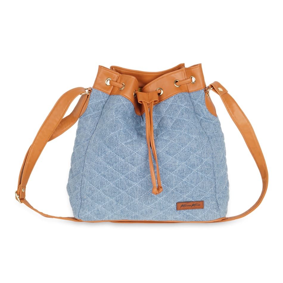 Stylish Denim Bucket Bag