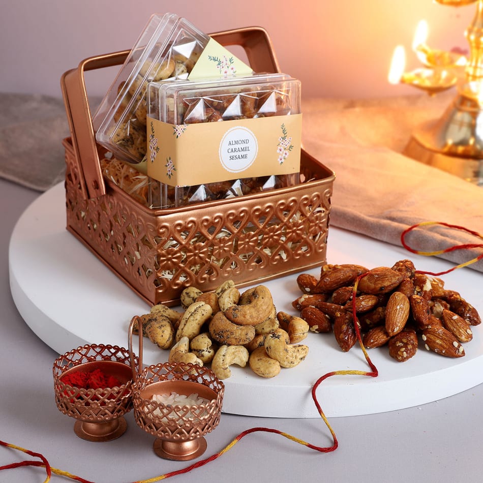 TIED RIBBONS Bhai Dooj Gift Set for Brother with Chocolates Combo Pack -  Chocolates Box (24 Pcs) with Kalawa Moli Roli Chawal : Amazon.in: Grocery &  Gourmet Foods
