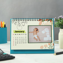 Baby Girl Calendar Personalised Christmas Gift Full Year Planner