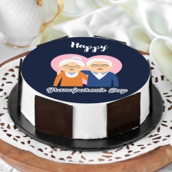 Cute Grandparents Day Cake (Half Kg)