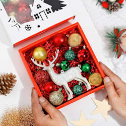 Decorative Christmas Ornaments Combo