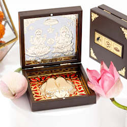 Divine Blessings Charan Paduka Box