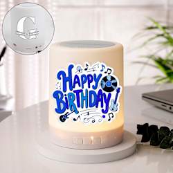 Happy Birthday Personalized Bluetooth Speaker Lamp